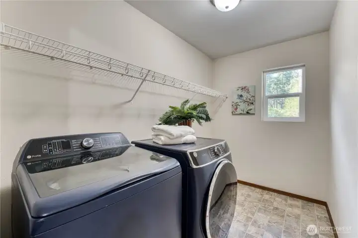 Every room in this home is big...washer and dryer stay with the home.