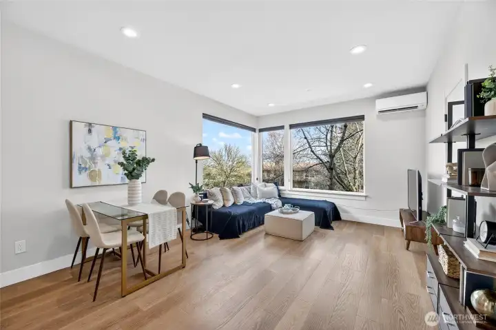 Gorgeous Engineered Hardwood Floors Throughout the Entire Home.