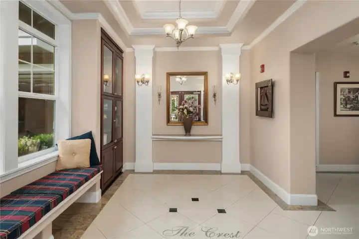 lobby to the condo