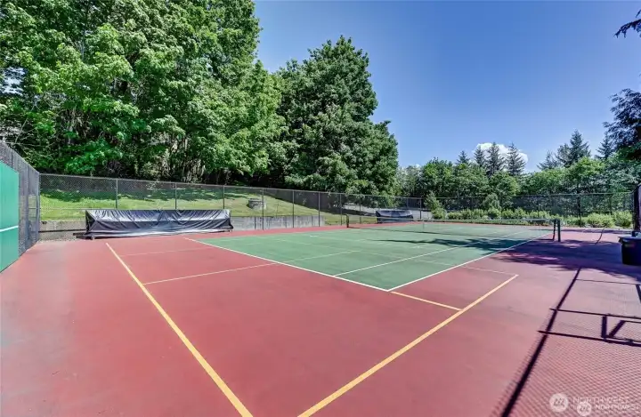 tennis courts