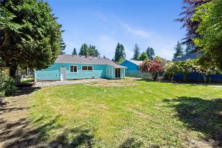 An entertainer's backyard. A rare treat at this price point with this desirable location.