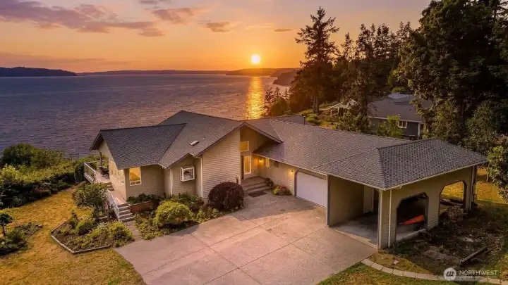 Welcome to 4098 S Camano Drive. This home very likely has the best view on Camano Island!