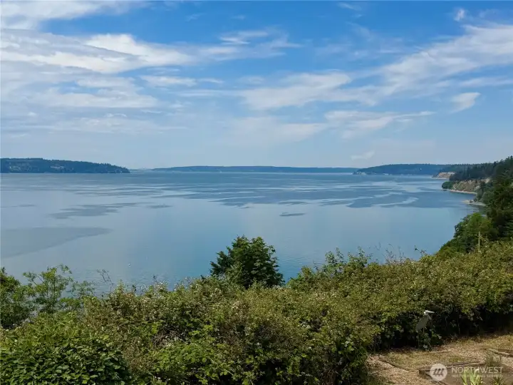The 180 degree view is breathtaking.