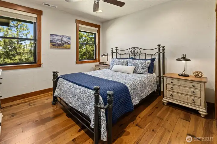 Guest bedroom on the main floor.