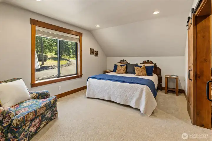 3rd bedroom is located off bonus area upstairs.