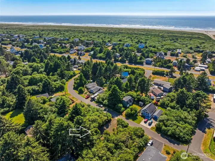 Partially cleared lot ready for to park your RV or Camper for up to 120 days per year