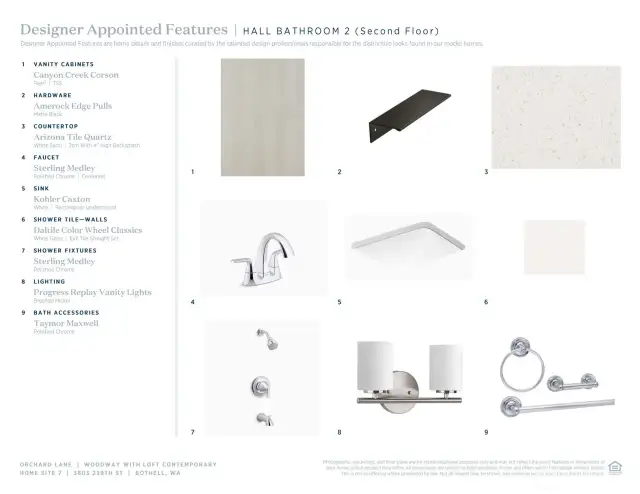 Designer Appointed Features included in Homesite 7