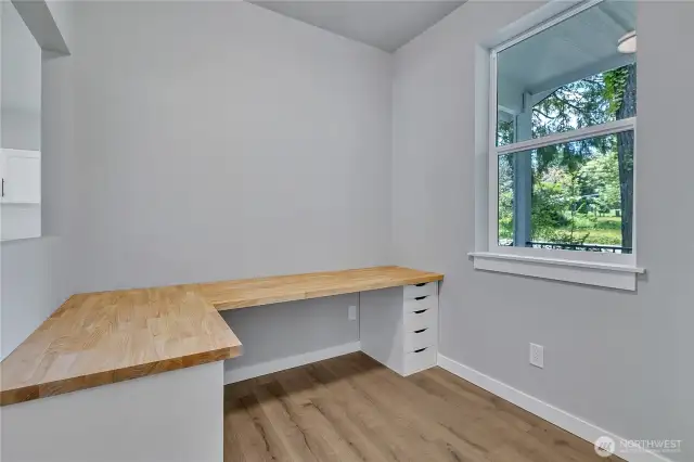Office space to the left as you enter the home.
