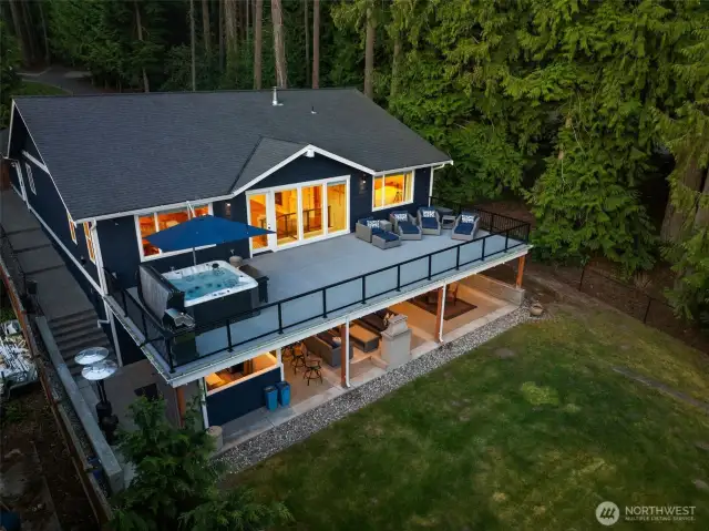 Premiere Lakefront Home w/ ADU, Dock, Outdoor Living and 1+ Acre~