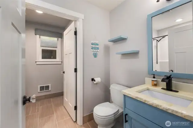 Cottage Bath with Tub/Shower and Full Laundry Room~