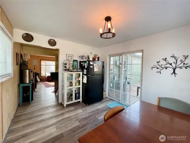Main level dining located just off the deck!