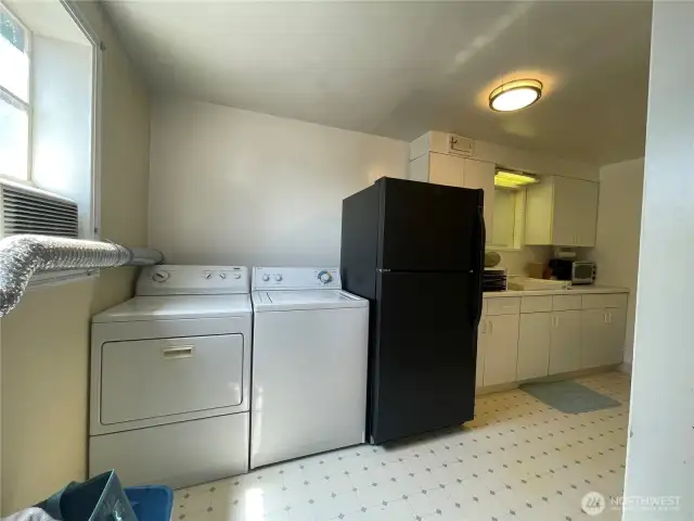 Laundry room is on the lower level.