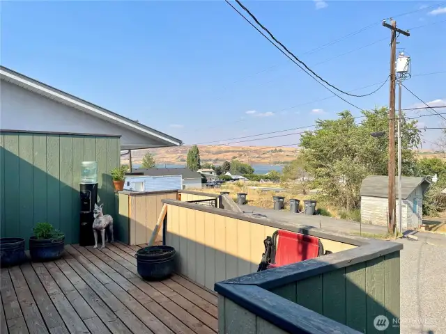 Relax and take in the lake view from this large deck!
