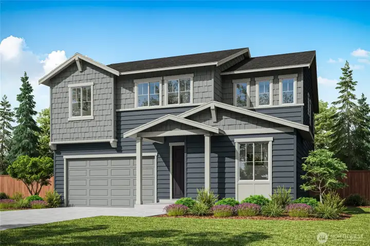 Exterior Rendering of Homesite 25.