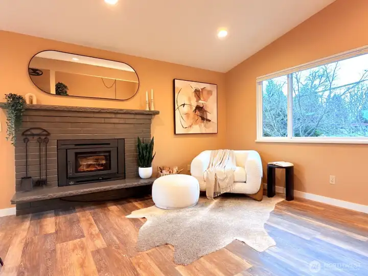 The entire interior has been freshly painted.