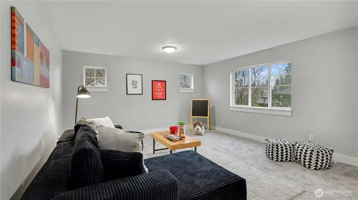 Endless possibilities await in this oversized bonus room ready to fit your lifestyle needs.