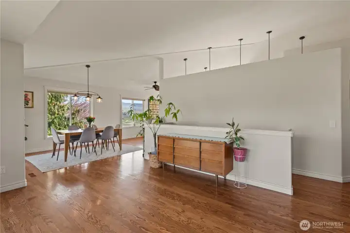 Looking toward dining room from sitting room
