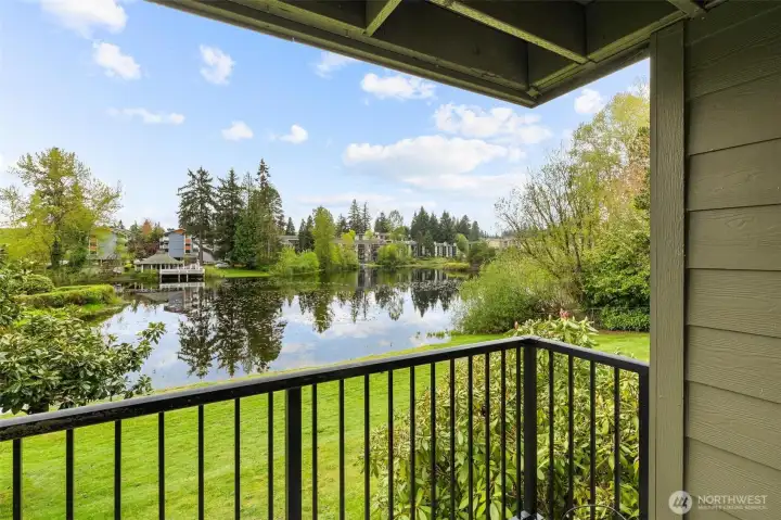 Lake view from balcony
