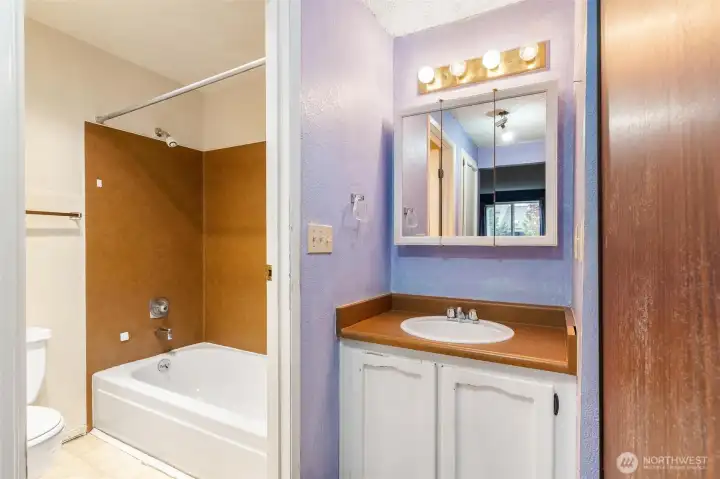 Primary bedroom bathroom