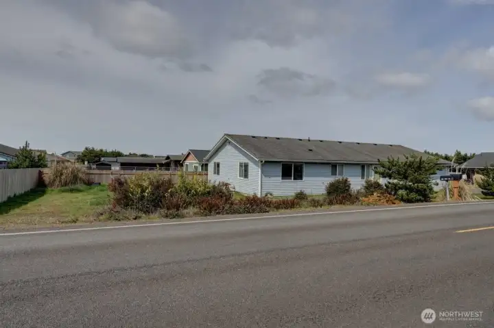 Side Angle of Front of House, View From Street