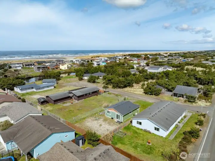 Aerial View, Facing Northwest, Ocean