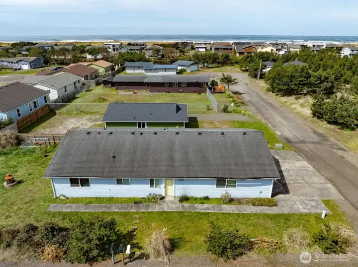 Aerial View of Property, Front of House, View of Ocean