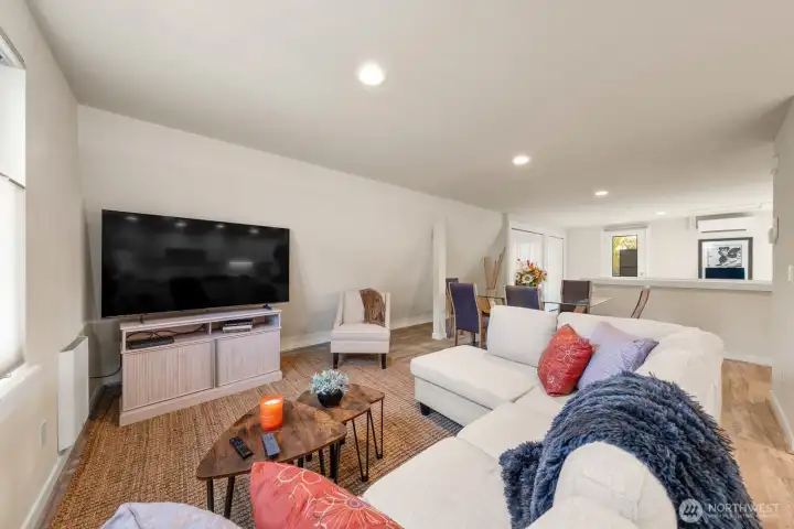 Living and dinning area