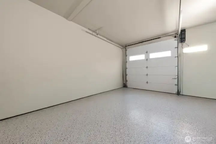 Attached garage with access to home
