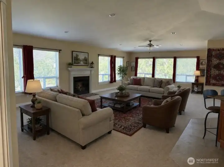 AI generated living room