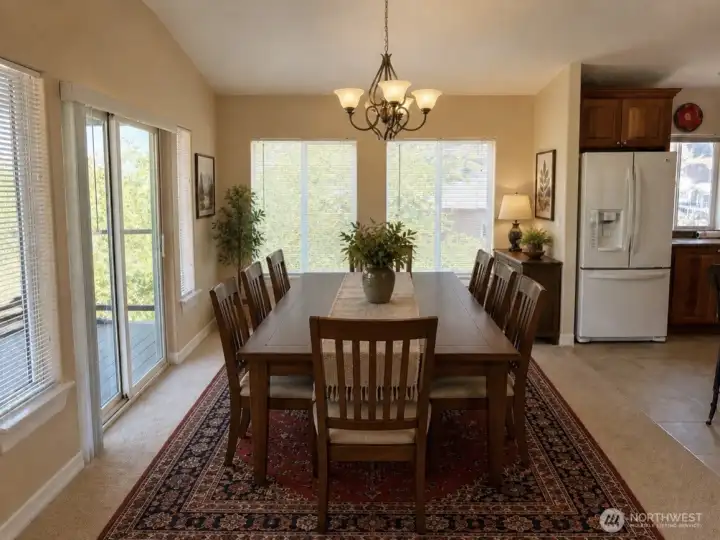 AI generated dining table