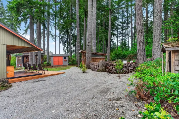 Hang Out in Wonderful Back Area!