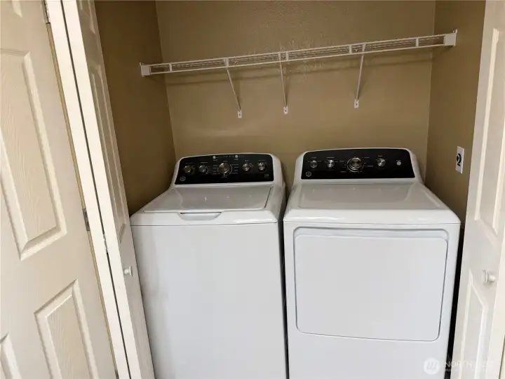 Laundry room located upstairs