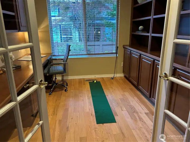Get a little putting practice in...