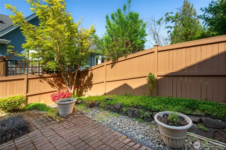 Beautiful brick patio too!