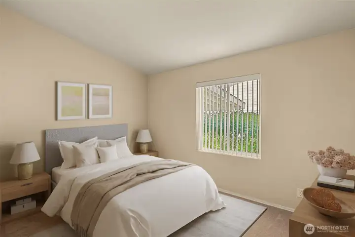 2nd bedroom virtually staged