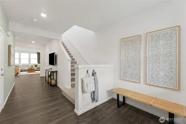 Photo rendering is representational and may be virtually staged. Actual home is under construction and finishes, elevation, and paint colors may vary. See site agent for details.