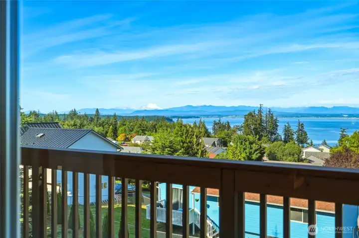 View from upper deck… The Majestic Mount Baker
