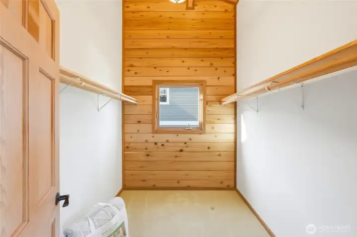 Primary closet