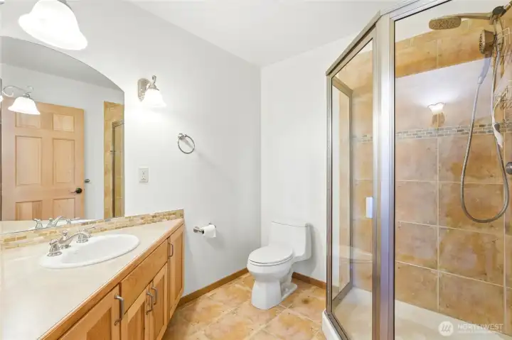 Lower shower bathroom