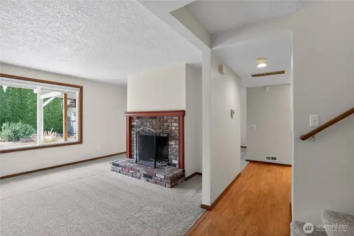 Entry looking toward Kitchen and Dining Room