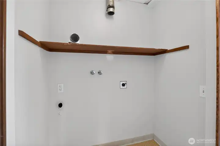 Upstairs Laundry Closet