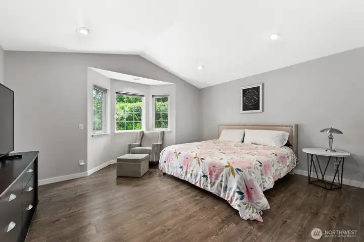 Spectacular primary suite with sitting area