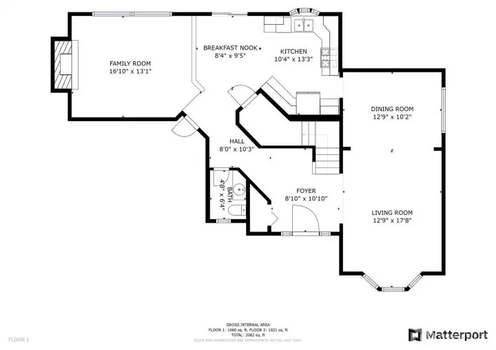 Main level floor plan