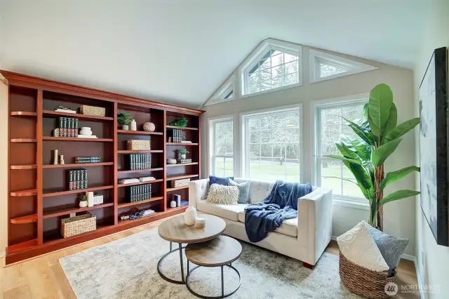 Formal living room with huge windows...so light.