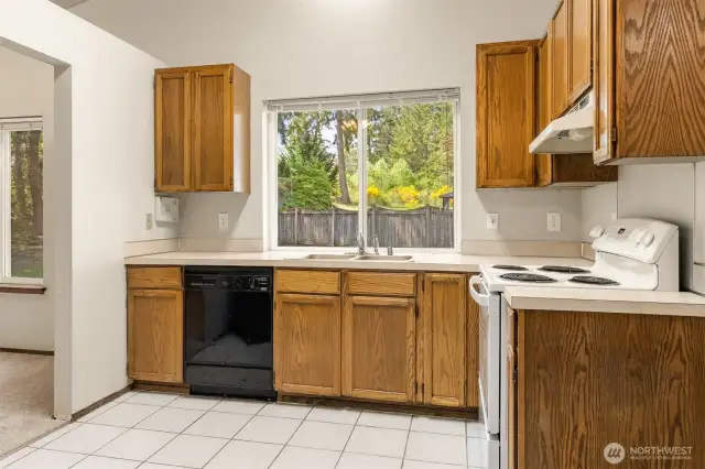 All appliances are included: dishwasher, oven, refrigerator.