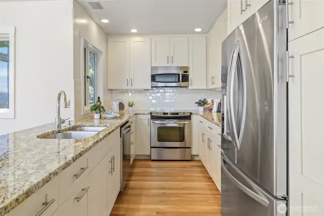 There's plenty of counter space for prepping, serving and entertaining!