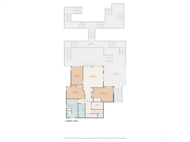 Lower-level floor plan