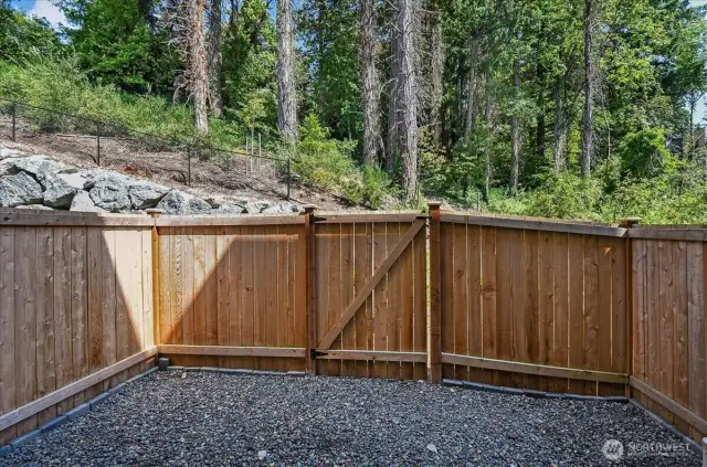 Fenced Backyard