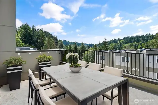 Rooftop Deck - Virtually Staged