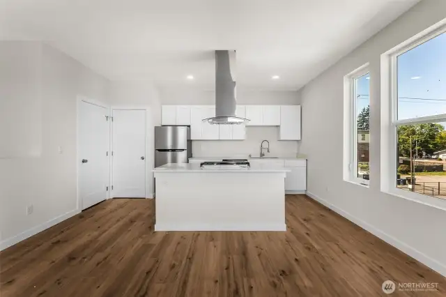 2 Bdrm - Open Kitchen Living Room Space